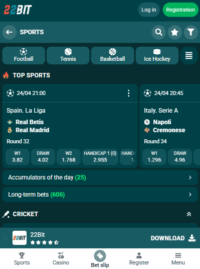 Sports Betting and Cricket 22Bit Bangladesh